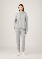 Women's Loopback Hoodie in Grey Melange