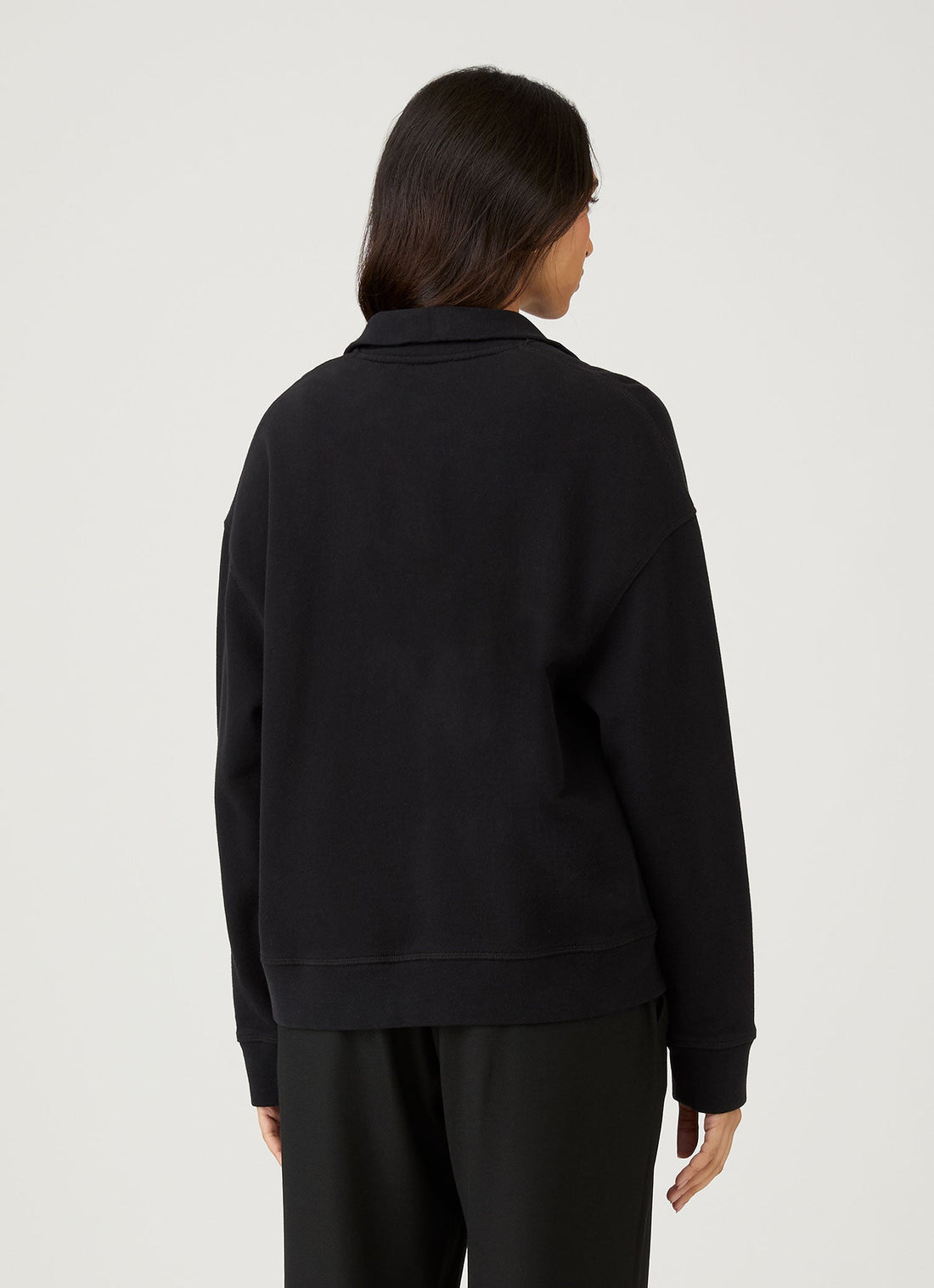 Sweatshirt demi-zippé