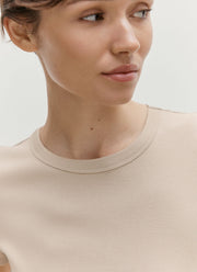 Women's Ribbed T-shirt in Hazelwood