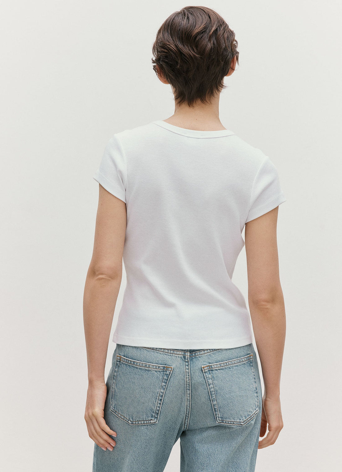 T-shirt côtelé