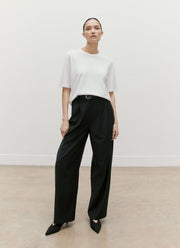 Women's Silk Cotton T-shirt in White