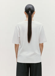 Women's Silk Cotton T-shirt in White