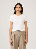 Women's Sea Island Cotton T-shirt in White