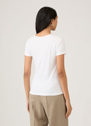 Women's Sea Island Cotton T-shirt in White