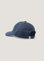 Men's Linen Cap in Light Navy