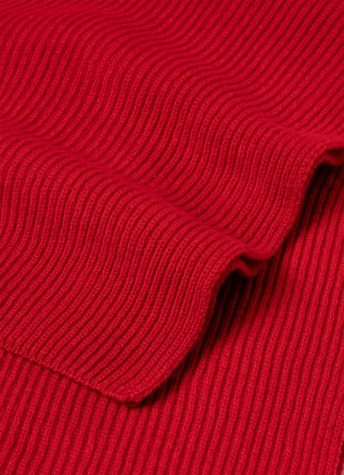 Cashmere Ribbed Scarf