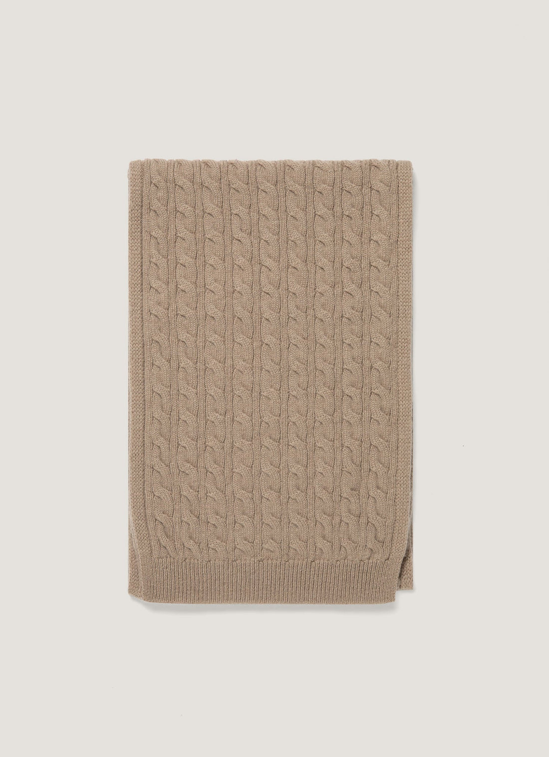 Cashmere Cable Scarf