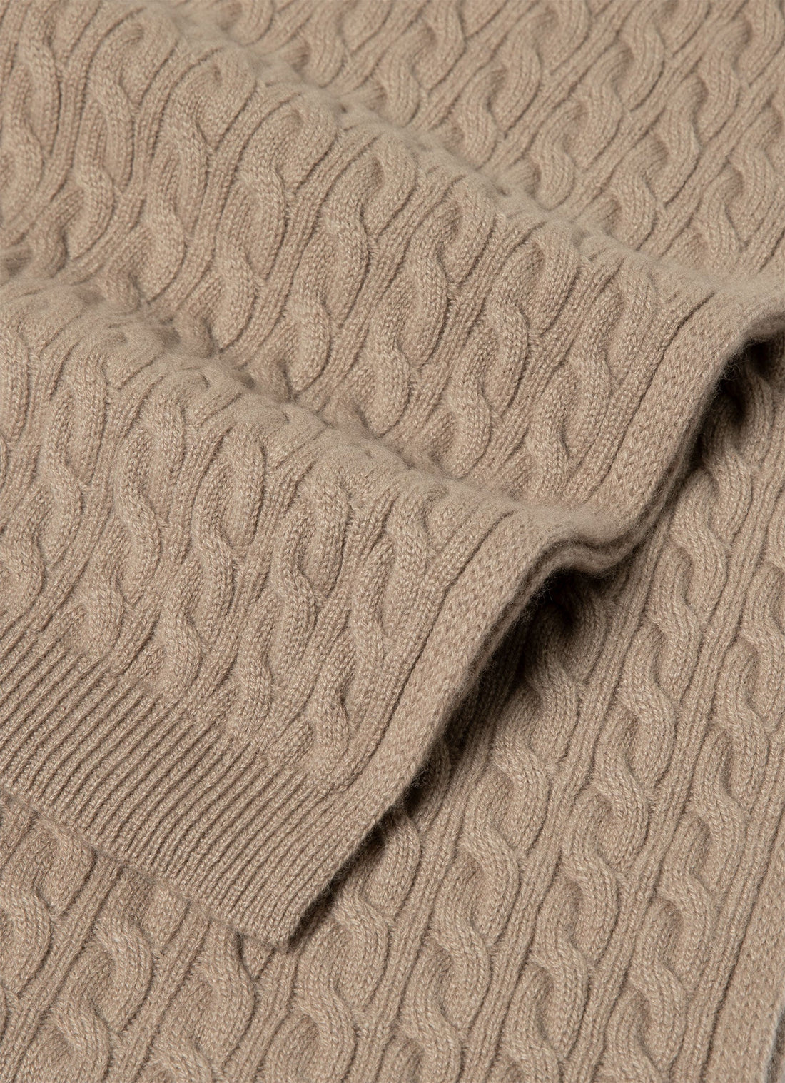 Cashmere Cable Scarf