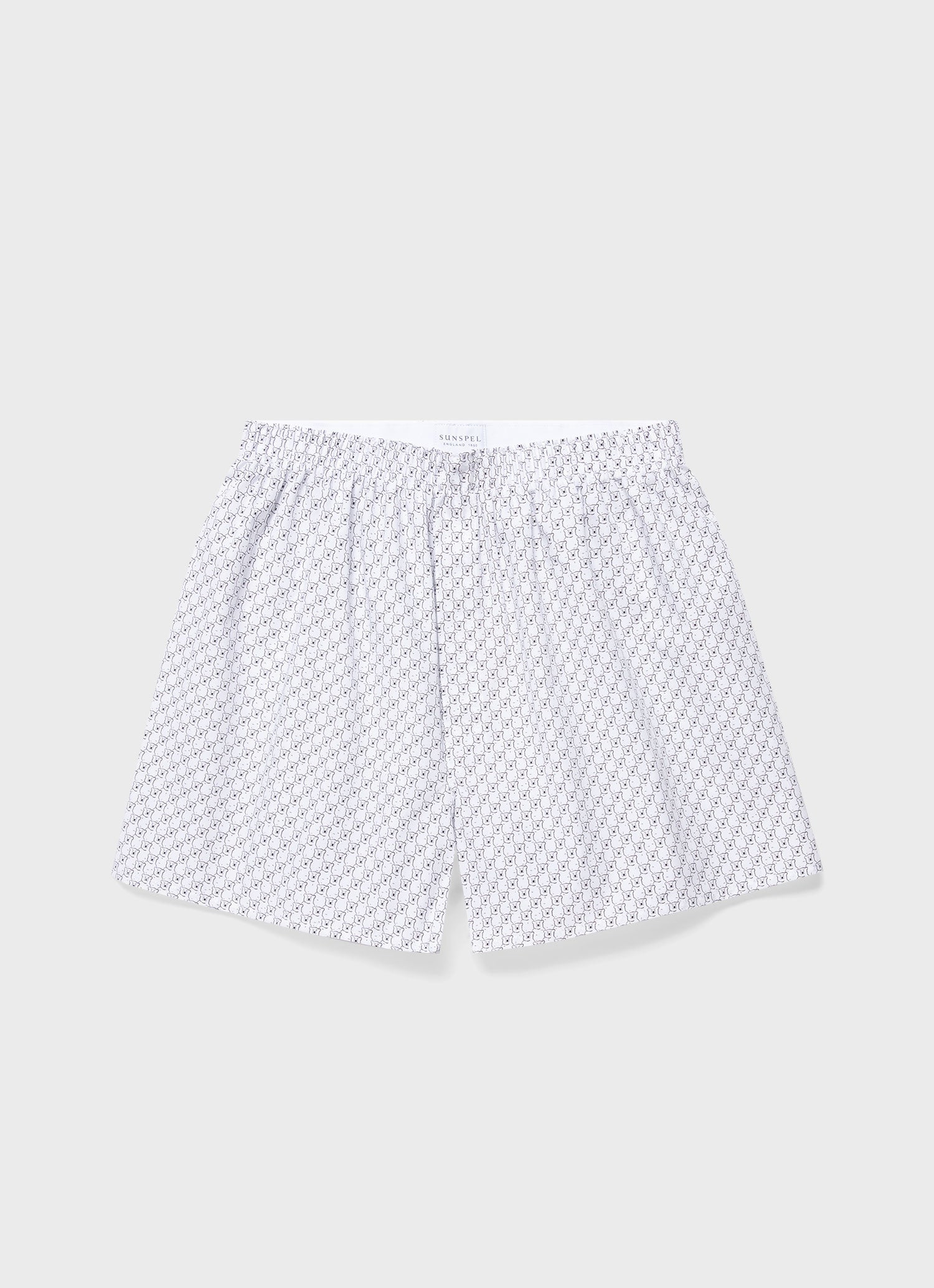 Men's Classic Print Boxer Shorts in Polar Bear