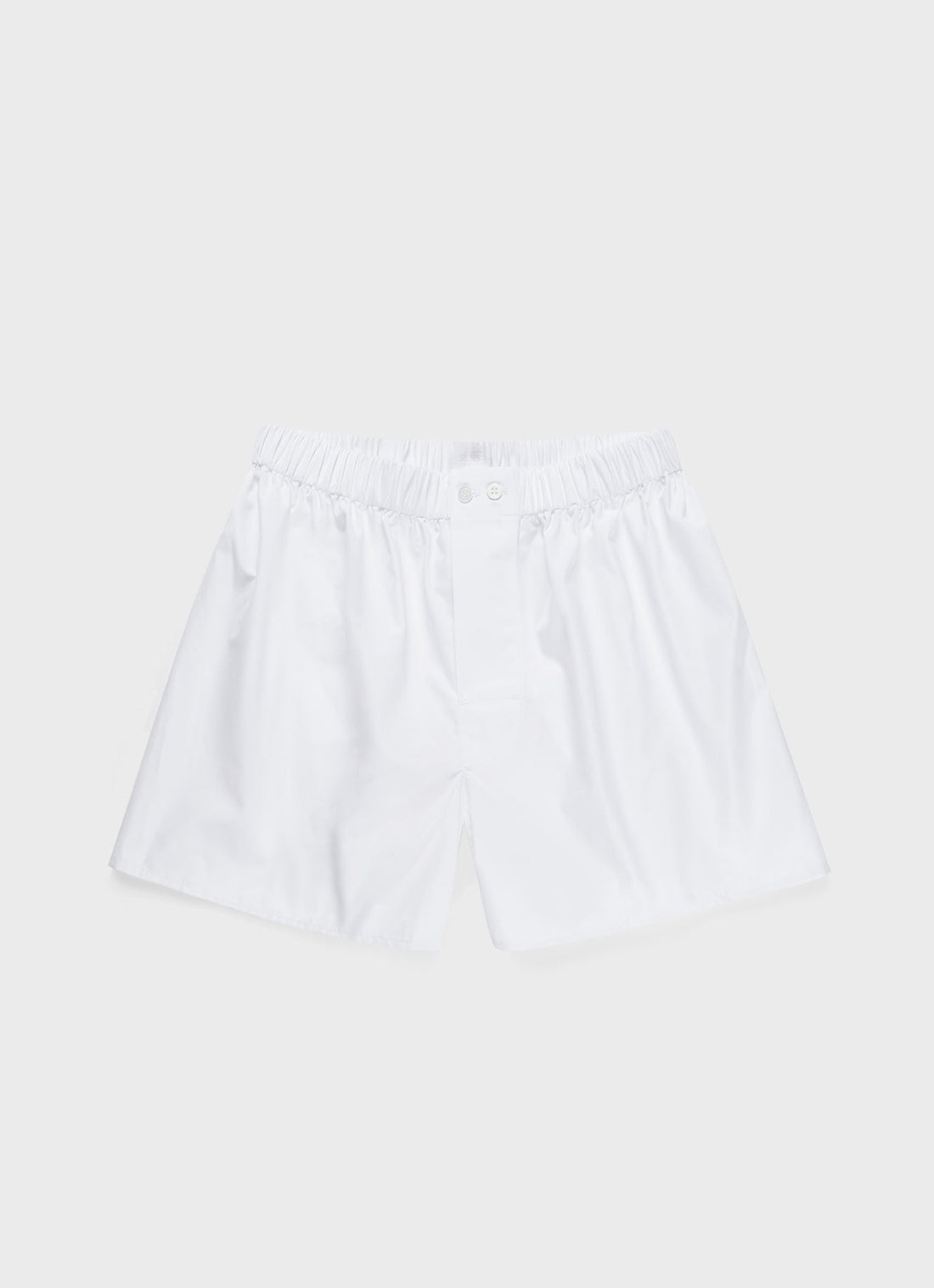 Men's Sea Island Cotton Boxer Short in White