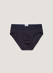 Men's Stetch Cotton Briefs in Navy
