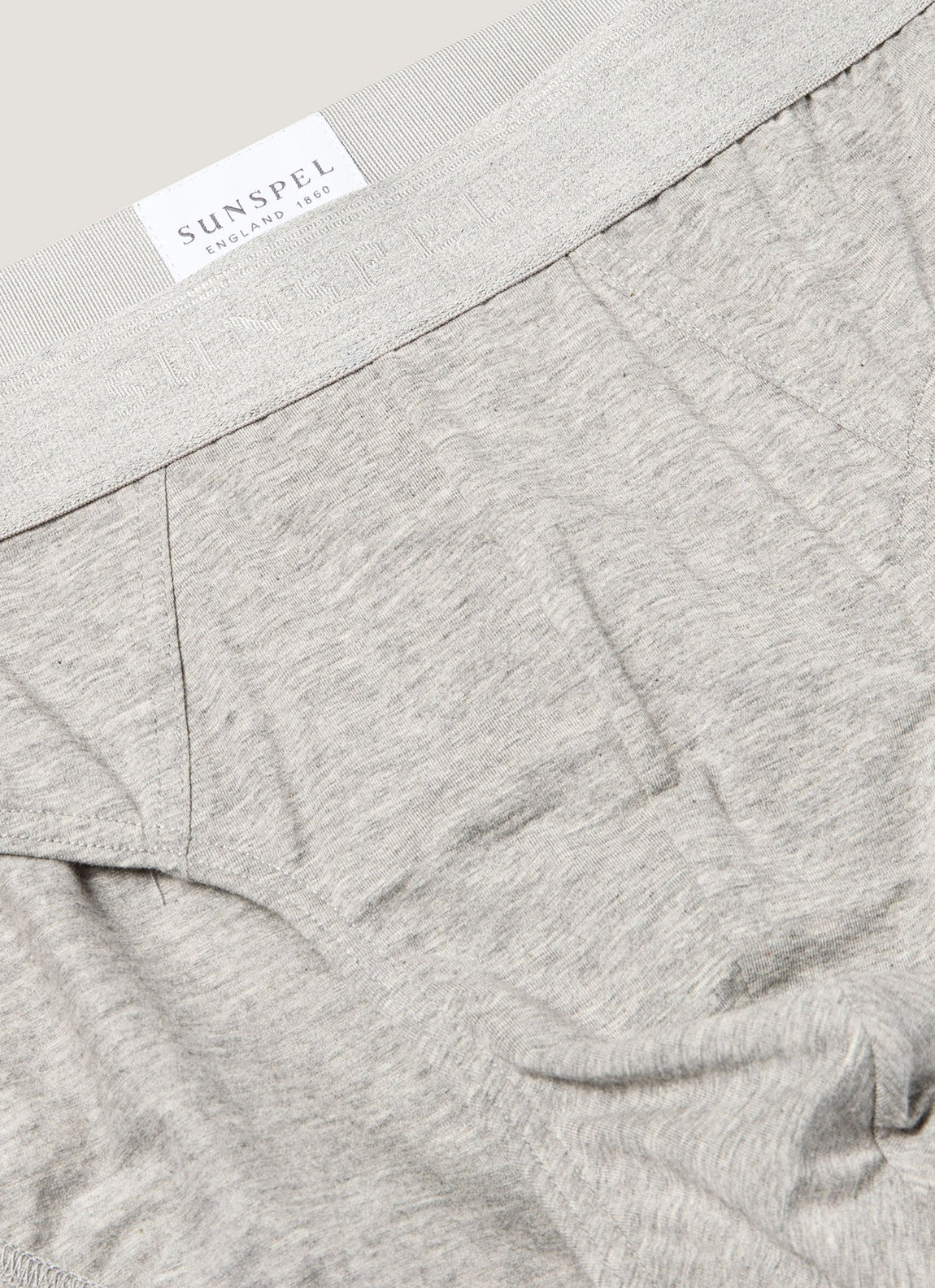 Men's Stetch Cotton Briefs in Grey Melange