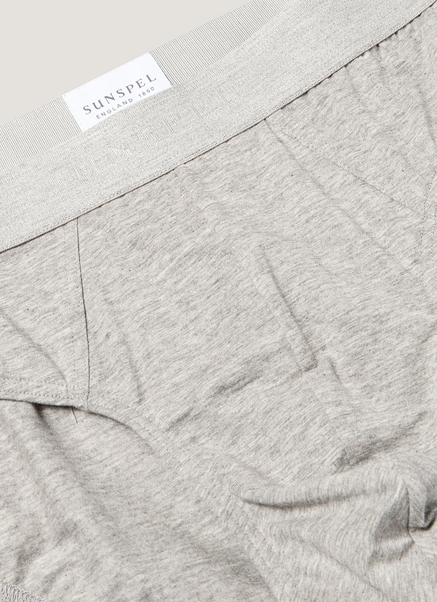 Men's Stetch Cotton Briefs in Grey Melange