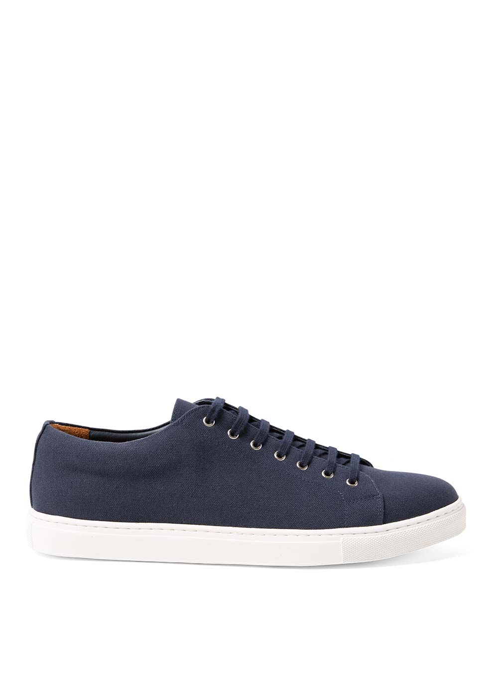 Men's Canvas Tennis Shoes in Navy