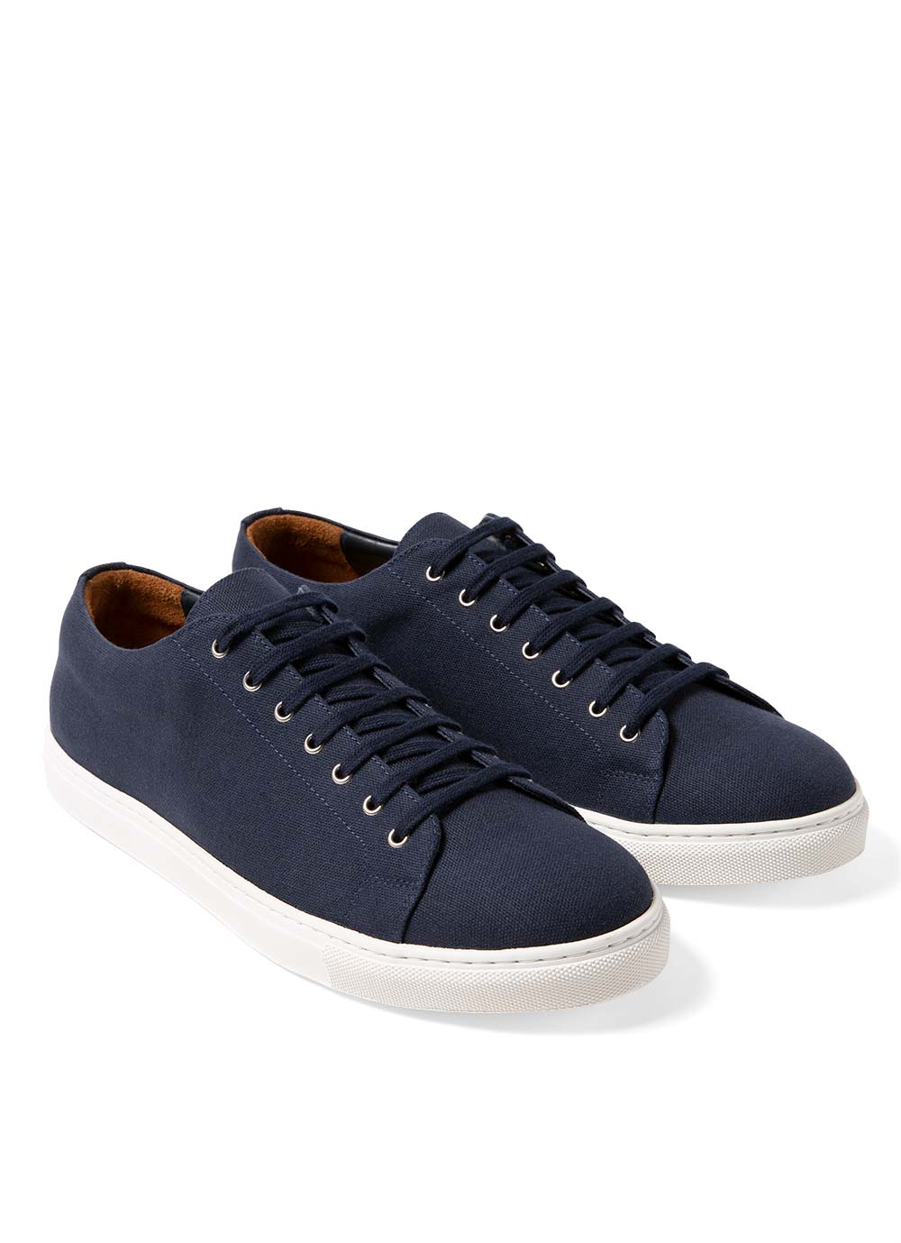 Men's Canvas Tennis Shoes in Navy