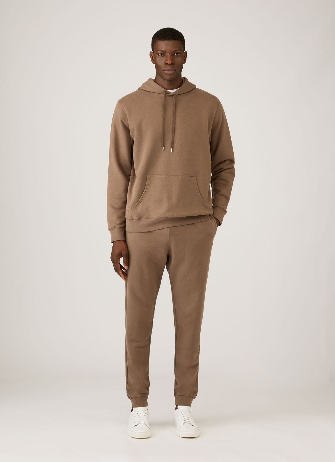 Men's Loopback Hoodie in Dark Cedar
