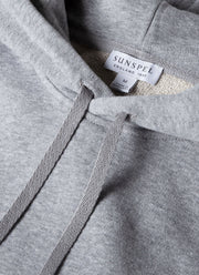 Men's Loopback Hoody in Grey Melange