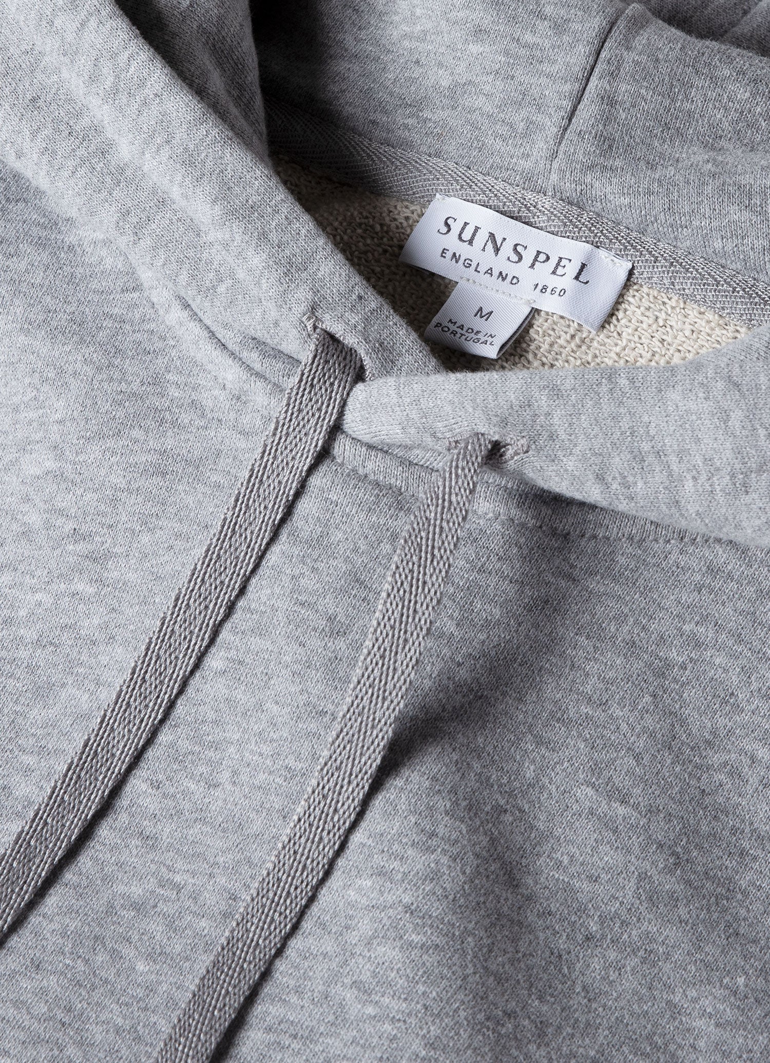 Men's Loopback Hoody in Grey Melange