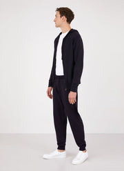 Men's Merino Zip Hoody in Navy