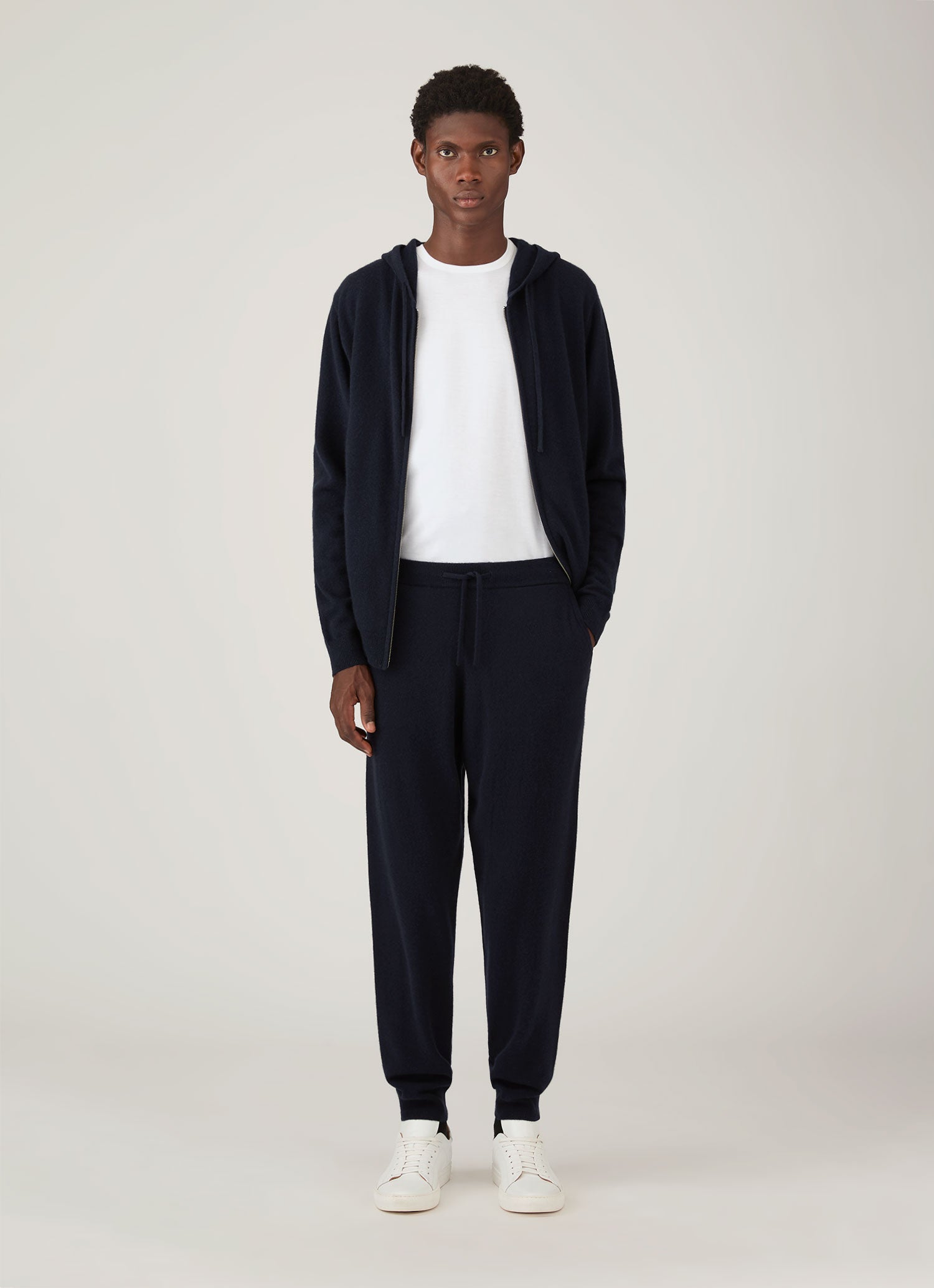 Men's Cashmere Lounge Set in Navy
