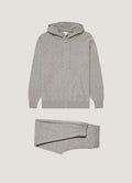 Men's Cashmere Lounge Set in Grey Melange