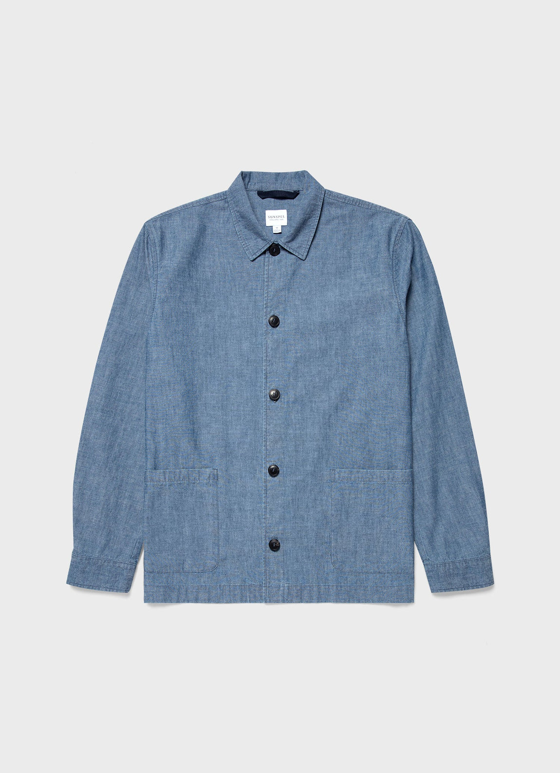 Men's Chambray Twin Pocket Jacket in Chambray