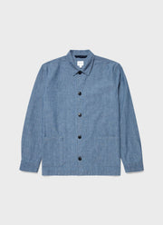 Men's Chambray Twin Pocket Jacket in Chambray