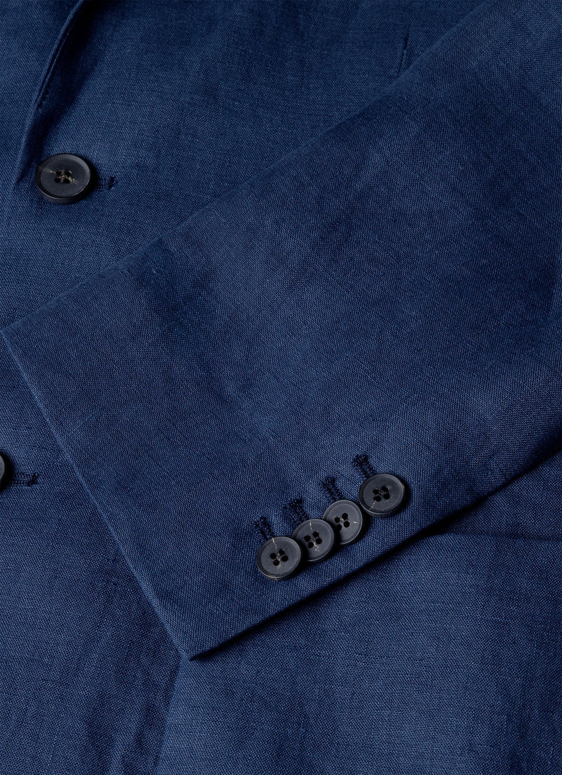 Men's Linen Two-Piece Suit in Light Navy
