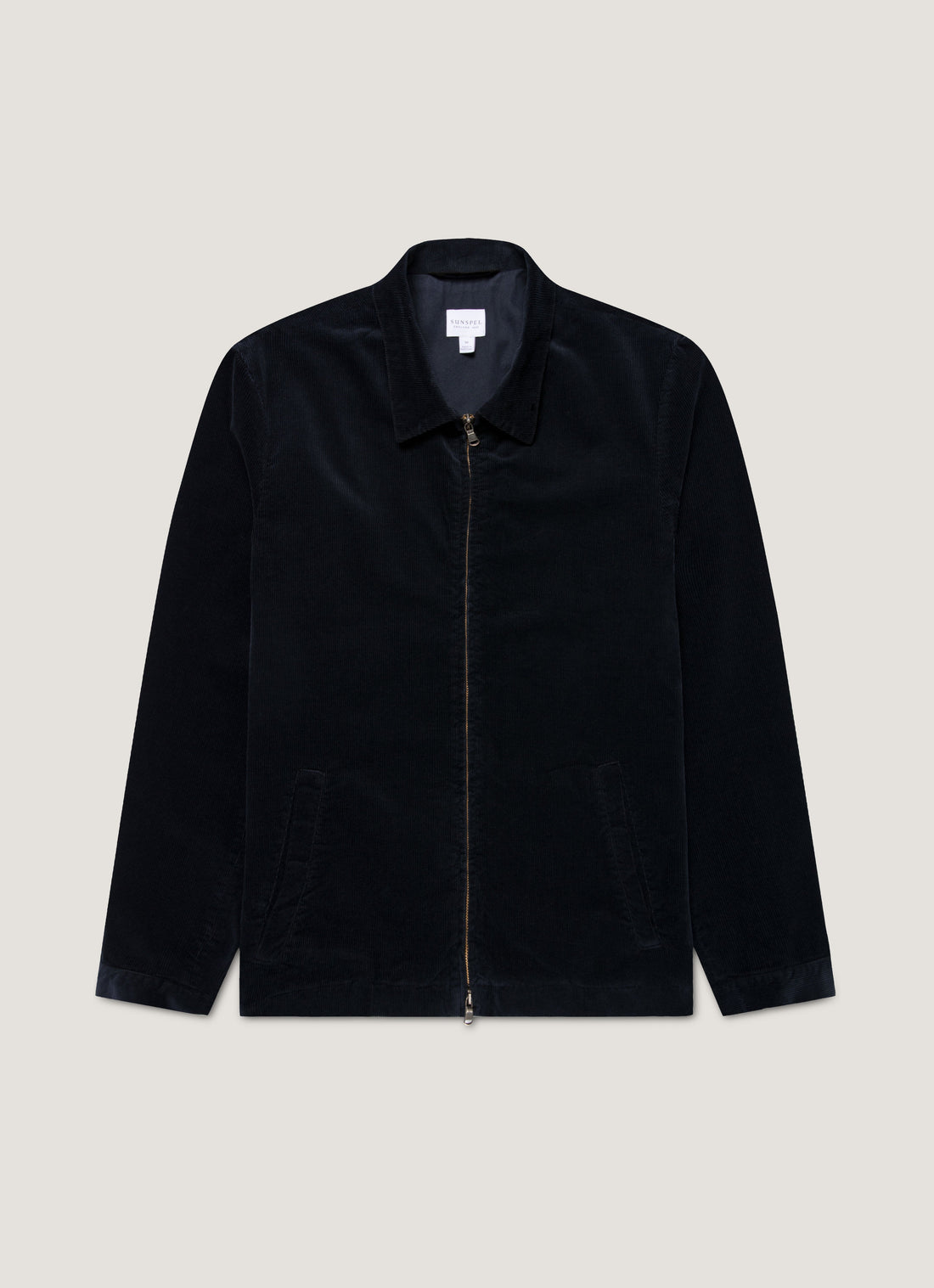 Men's Corduroy Harrington Jacket in Navy