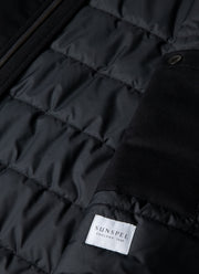 Men's Wool Cashmere Gilet in Navy