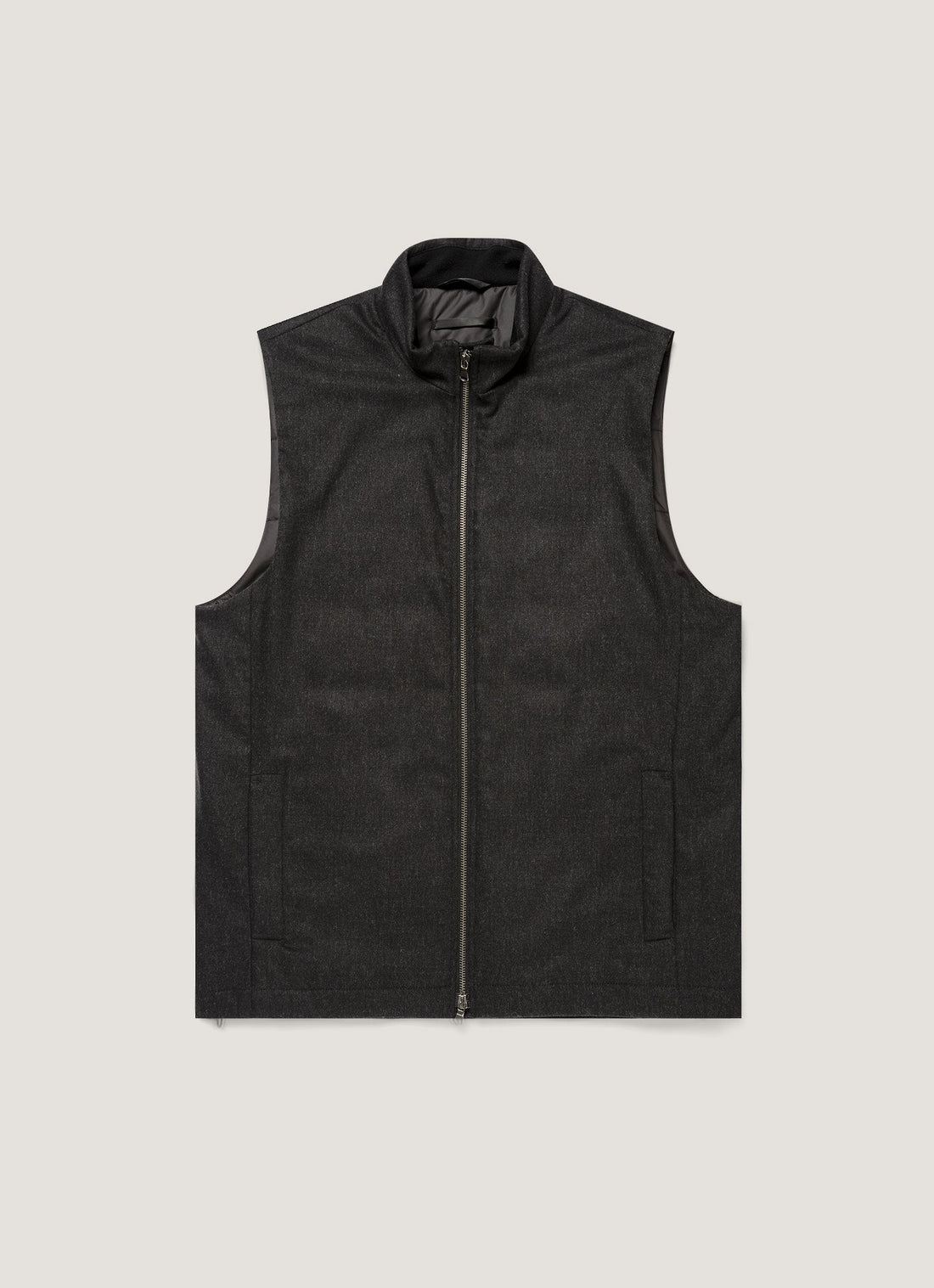 Wool Cashmere Flannel Gilet