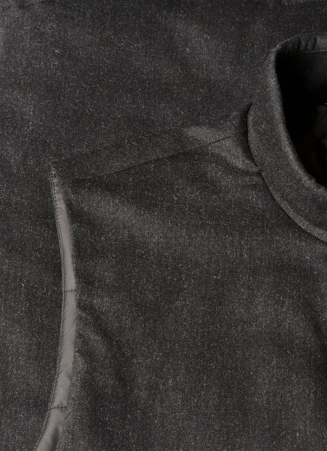 Wool Cashmere Flannel Gilet