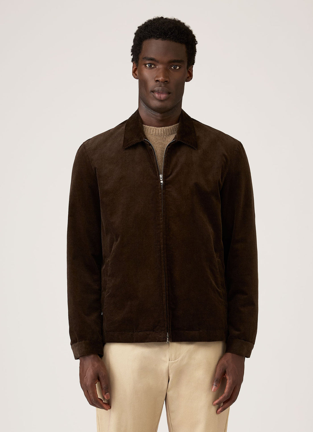 Veste Harrington en velours côtelé