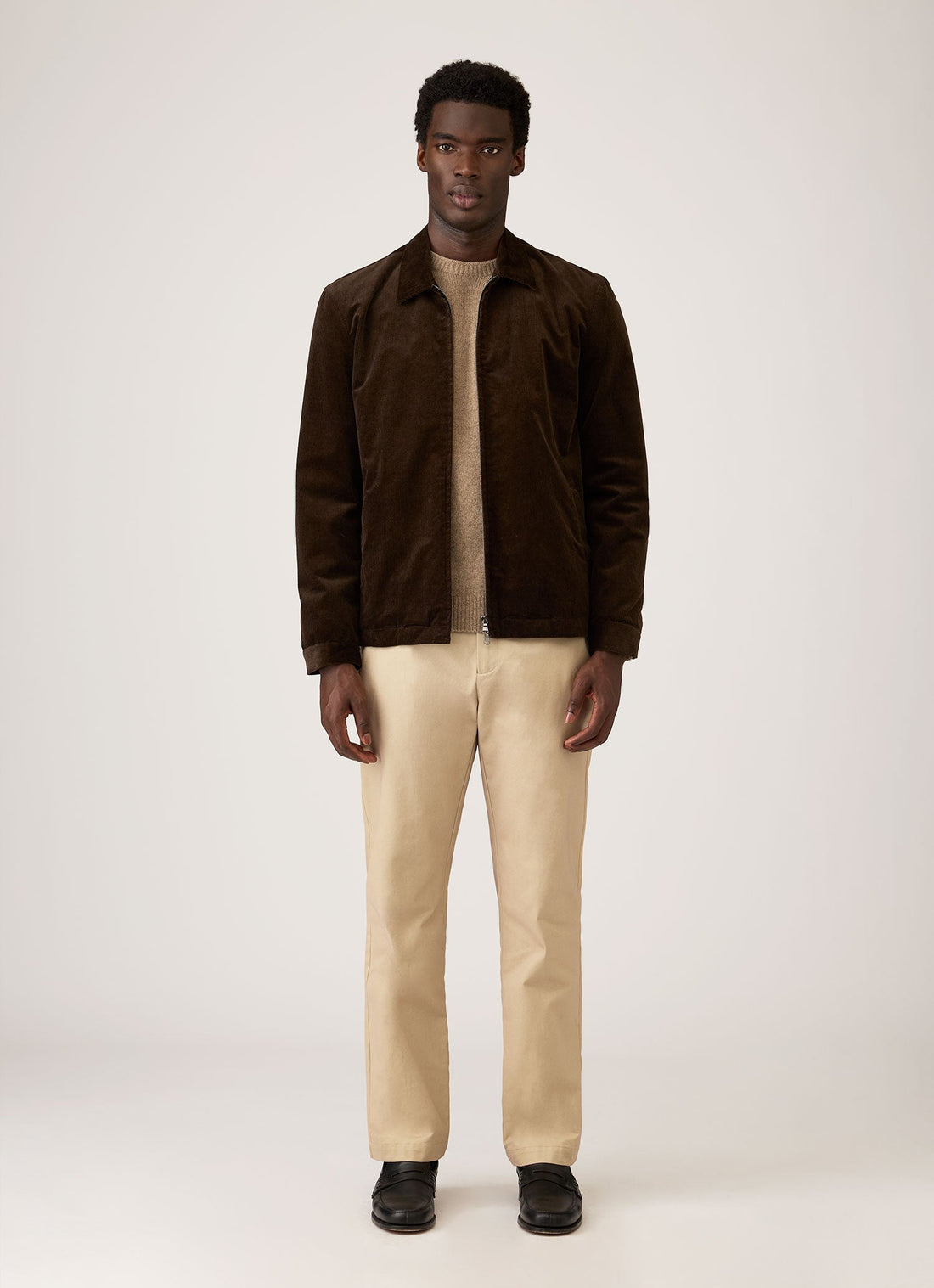 Veste Harrington en velours côtelé