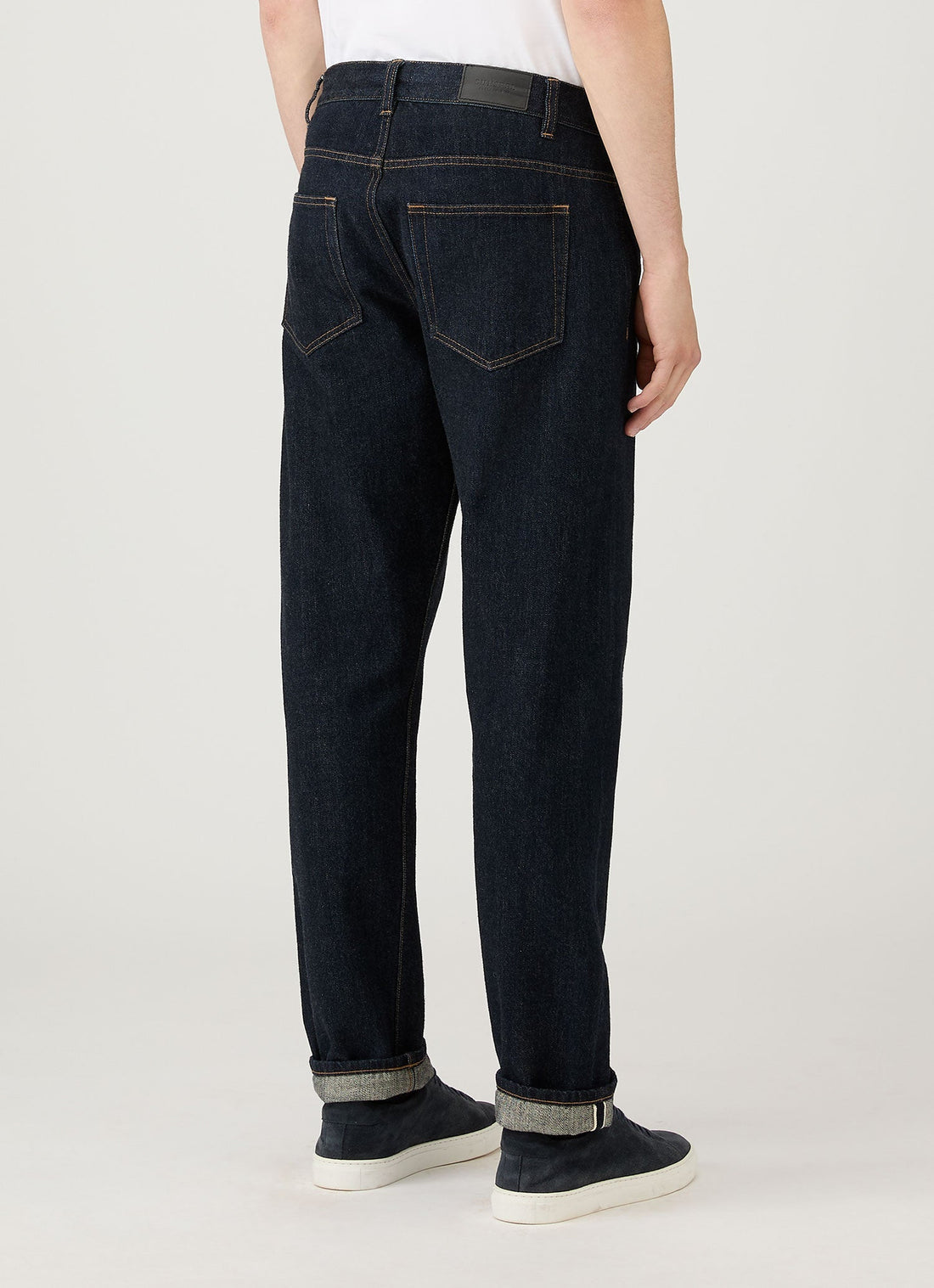 Men's Japanese Selvedge Denim Jean in Denim Rinse Wash