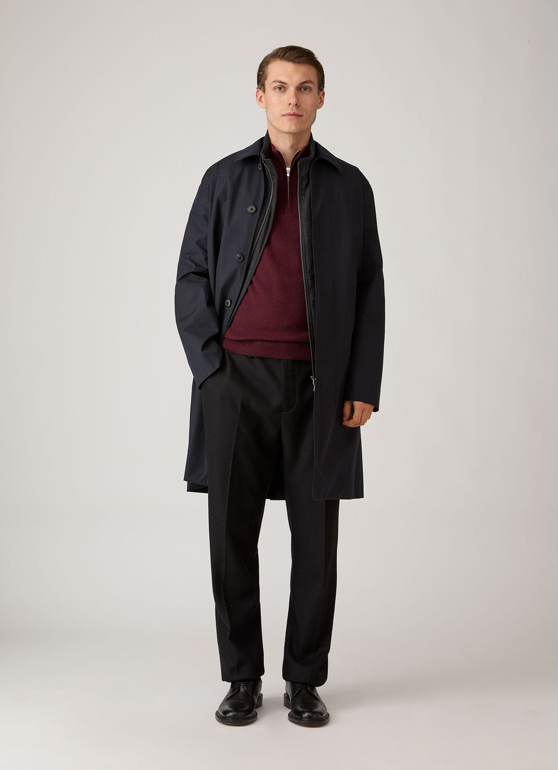 Cashmere Half Zip Jumper