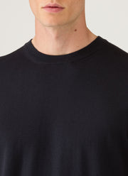 Men's Lightweight Cotton Jumper in Navy