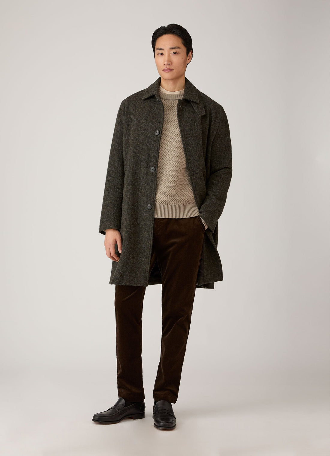 Merino Wool Basketweave Jumper