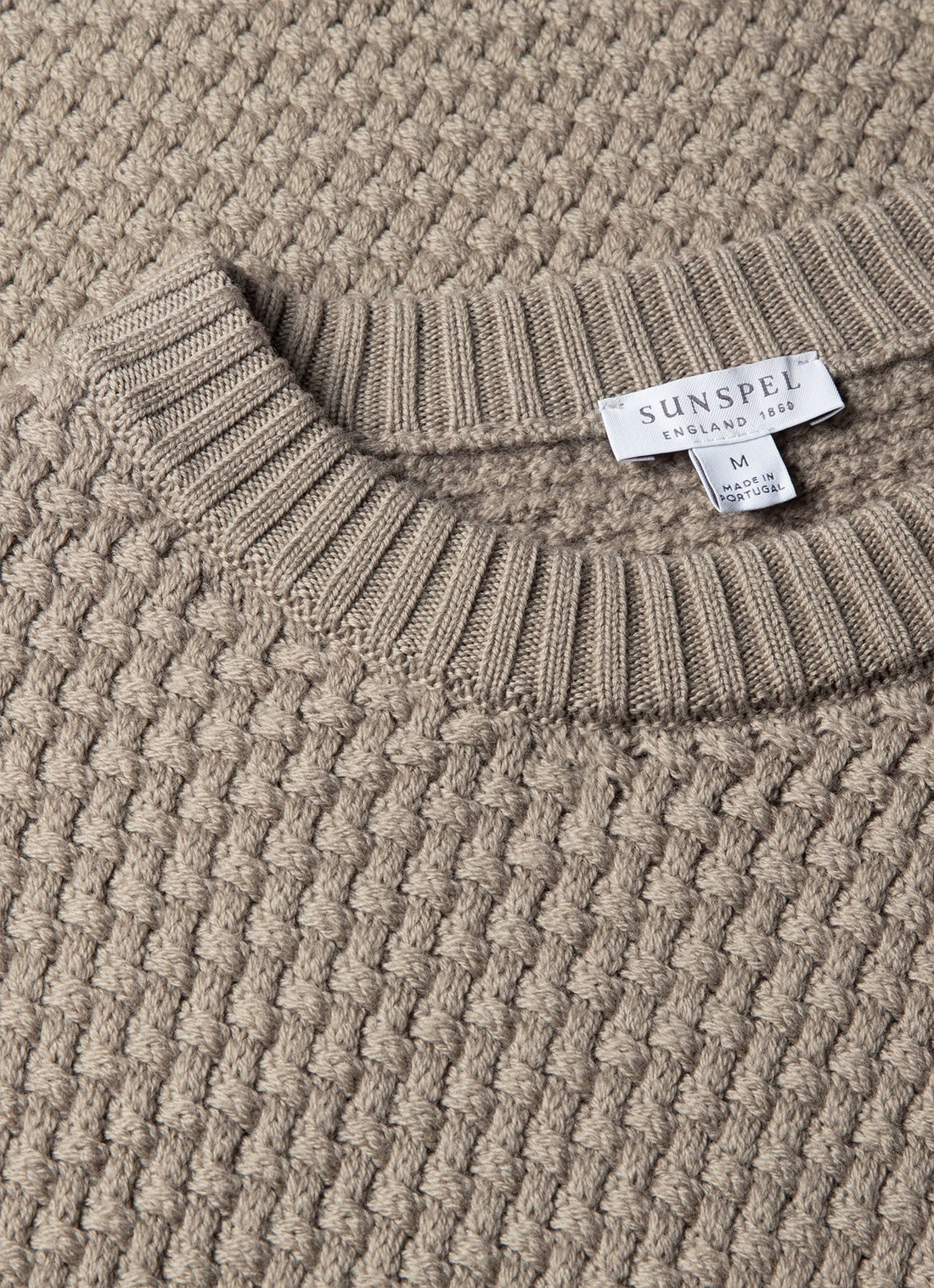 Merino Wool Basketweave Jumper