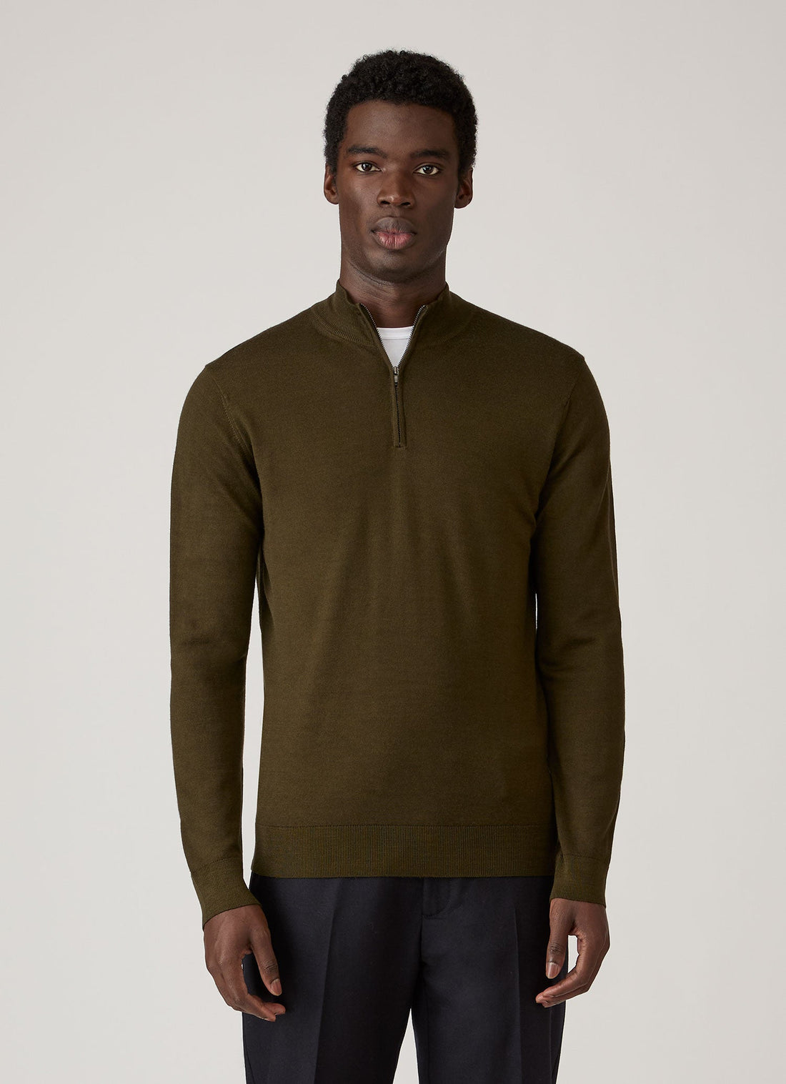 Extra-Fine Merino Half Zip Jumper
