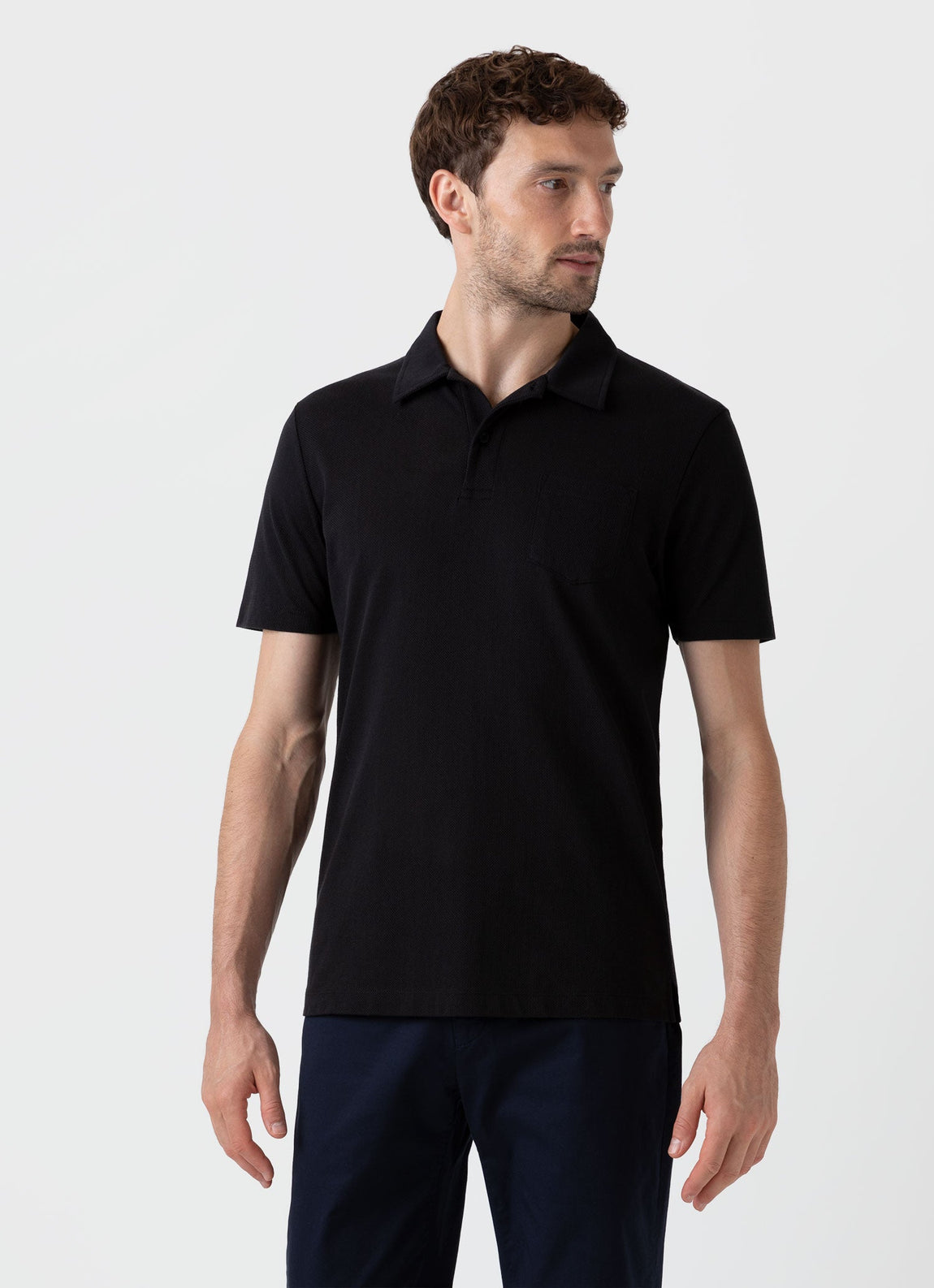 buy black polo t shirt