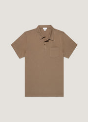 Men's Riviera Polo Shirt in Dark Cedar