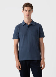 Men's Riviera Polo Shirt in Shale Blue