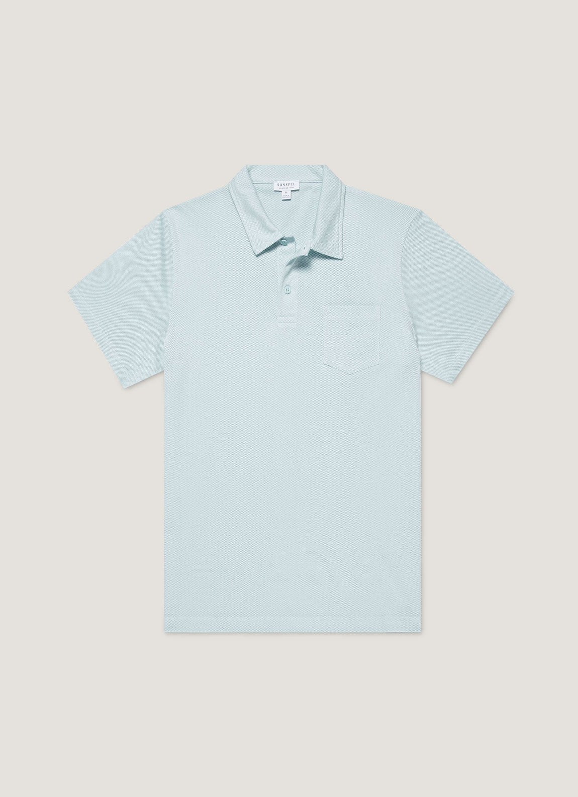 Men's Riviera Polo Shirt in Frost Blue