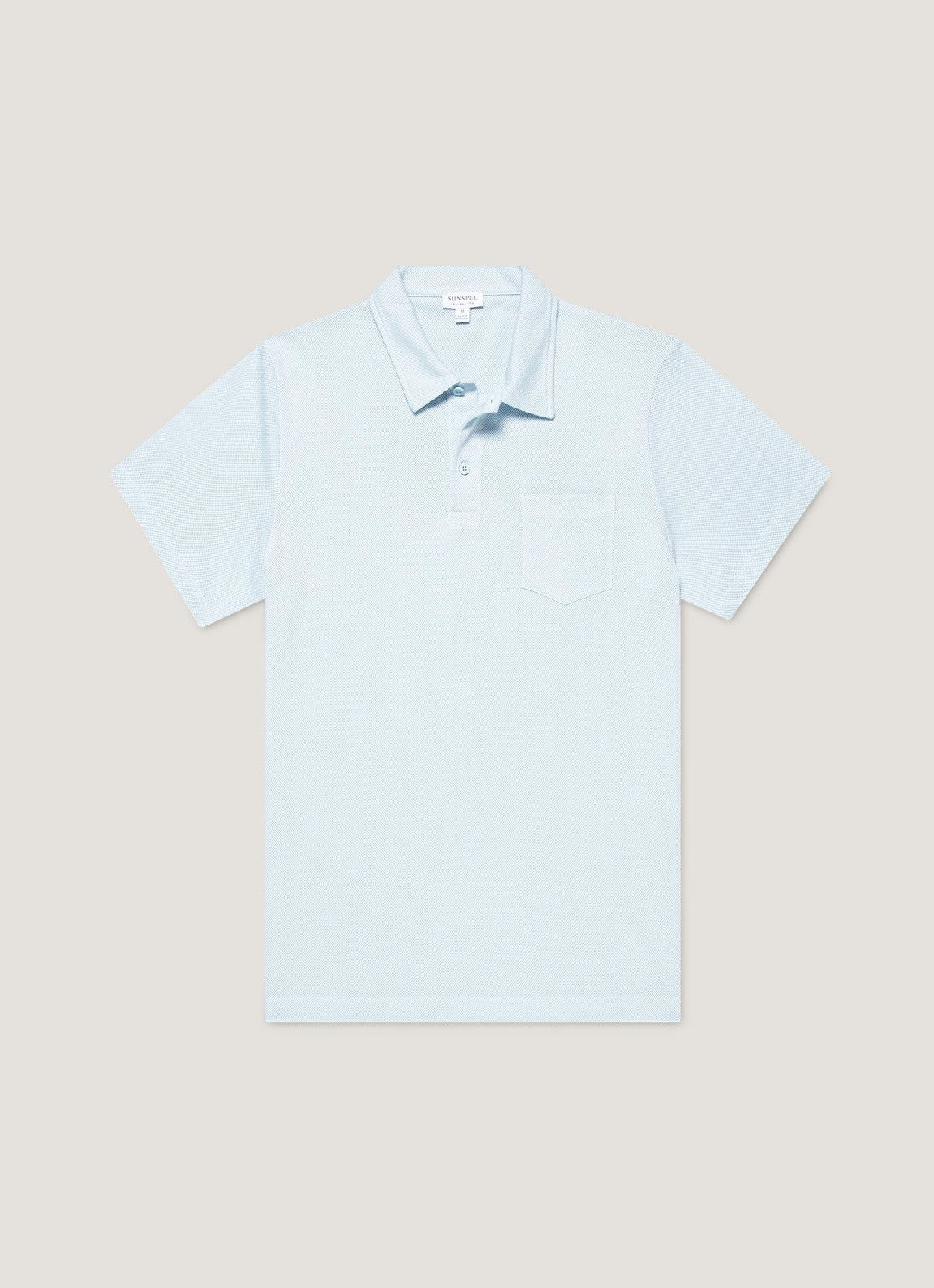 Men's Riviera Polo Shirt in Frost Blue