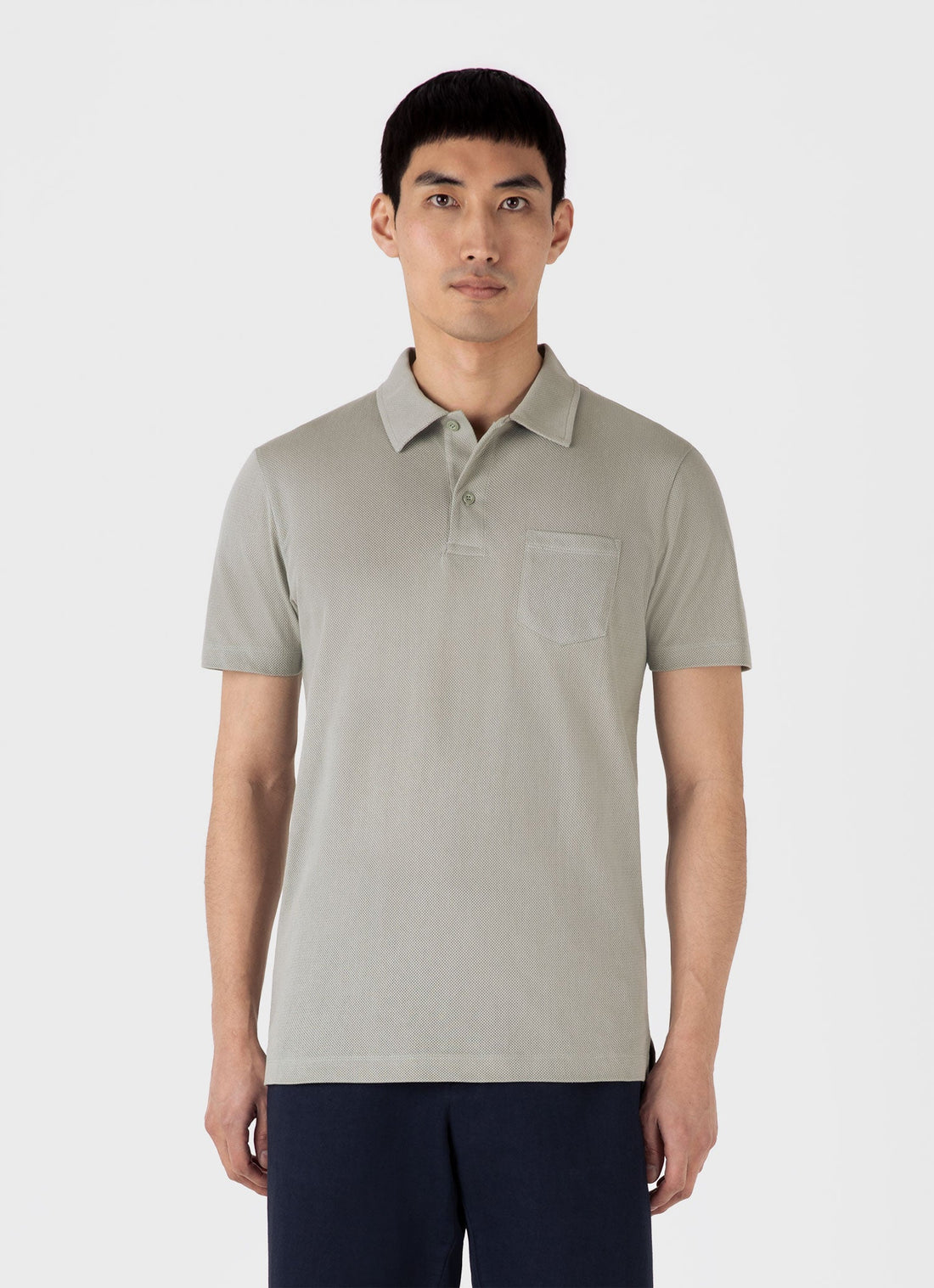 Men's Riviera Polo Shirt in Pastel Green