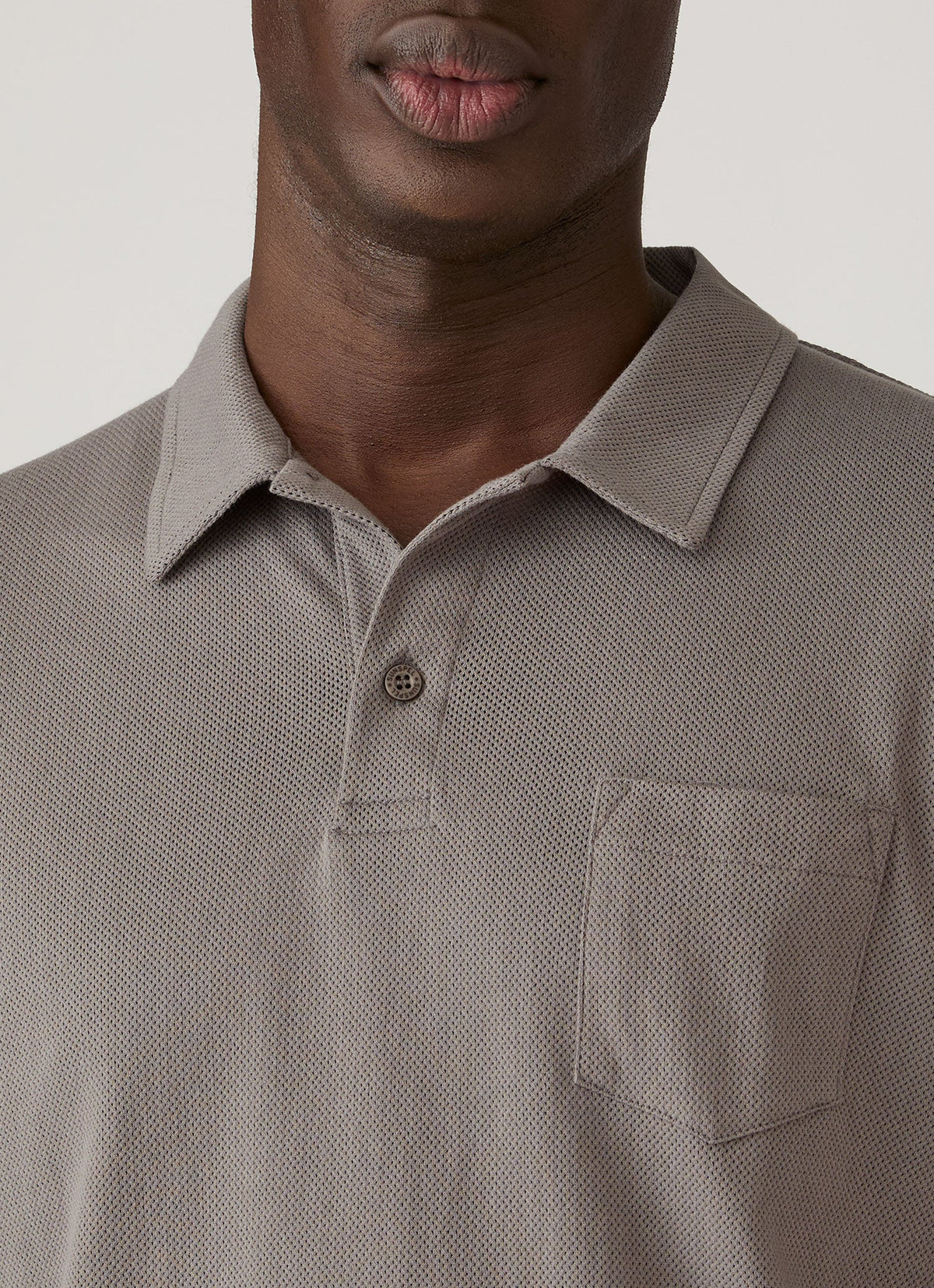 Men's Riviera Polo Shirt in Smoke