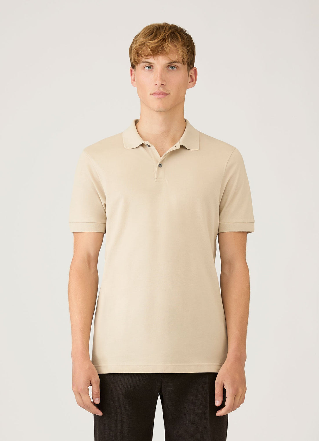 Men's Piqué Polo Shirt in Hazelwood