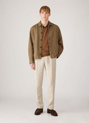 Men's Piqué Polo Shirt in Bronze