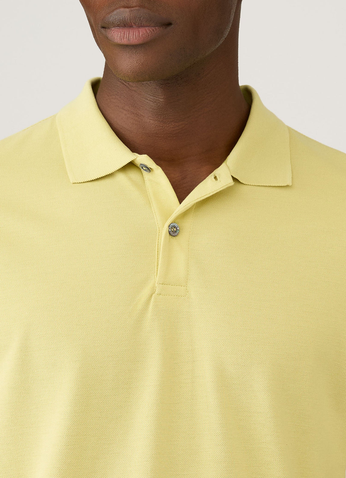Men's Piqué Polo Shirt in Avocado
